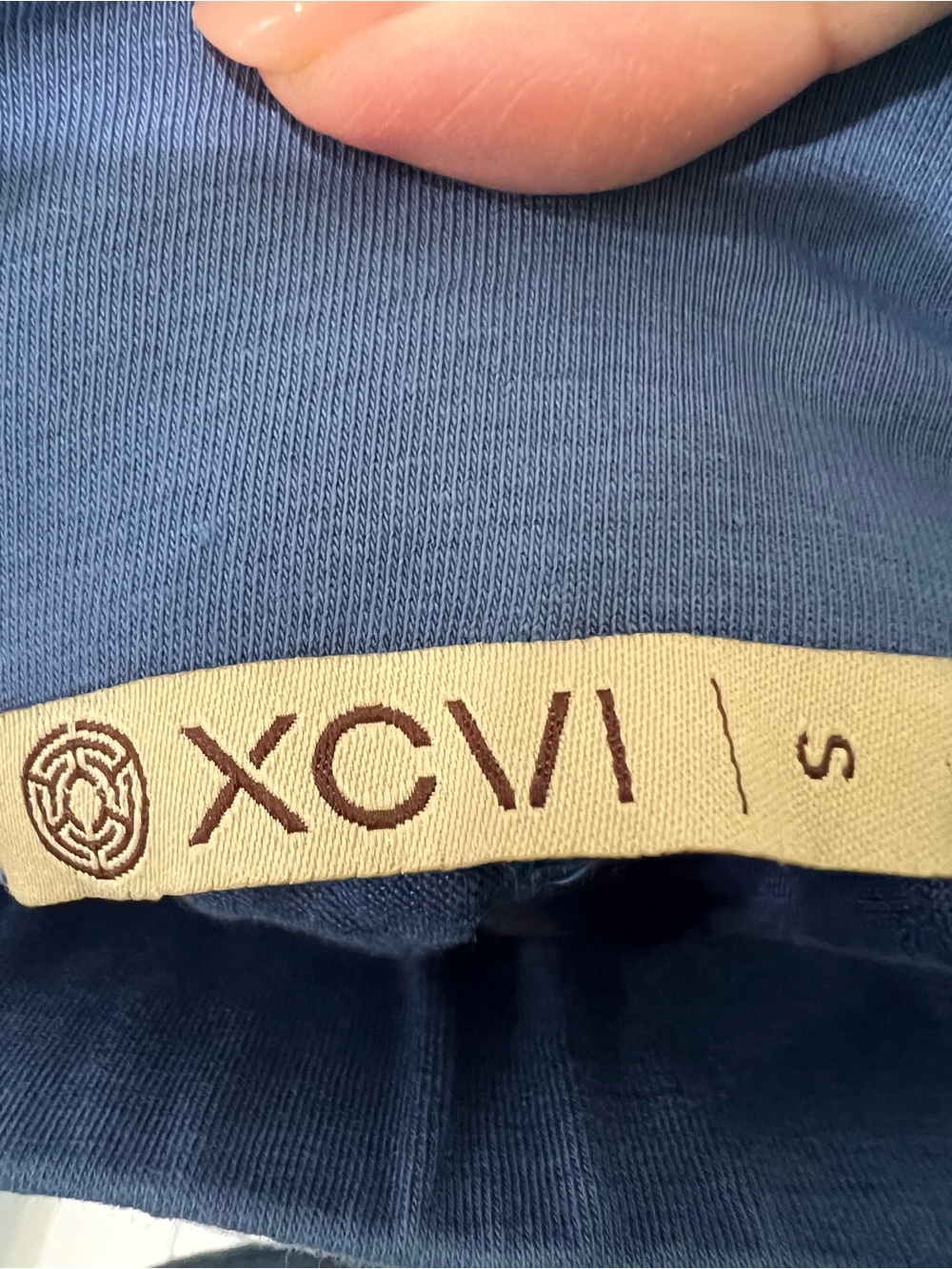 XCVI Wide-Leg Utility Pants in Blue - Picture 6 of 6